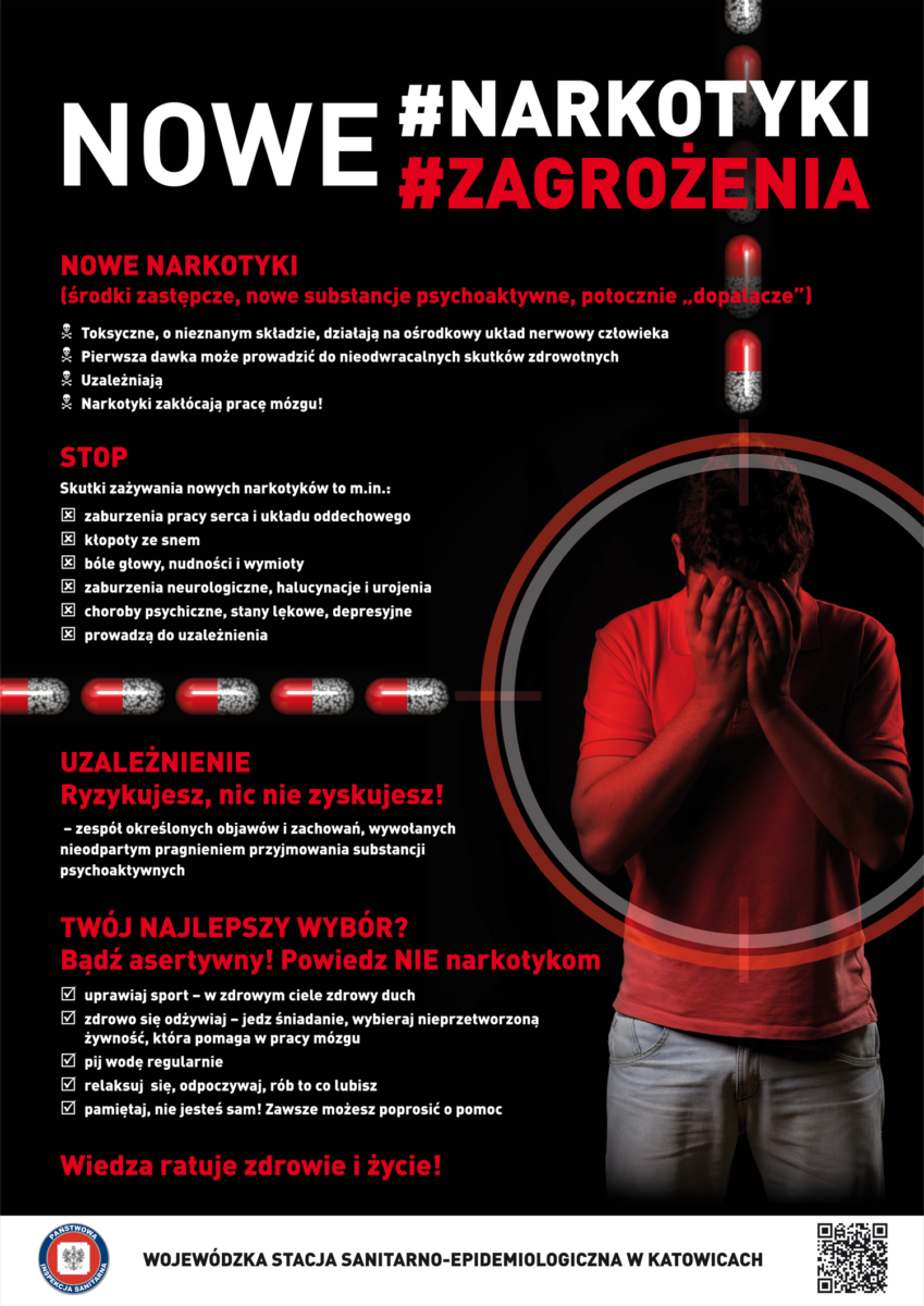 plakat o akcji antynarkotykowej