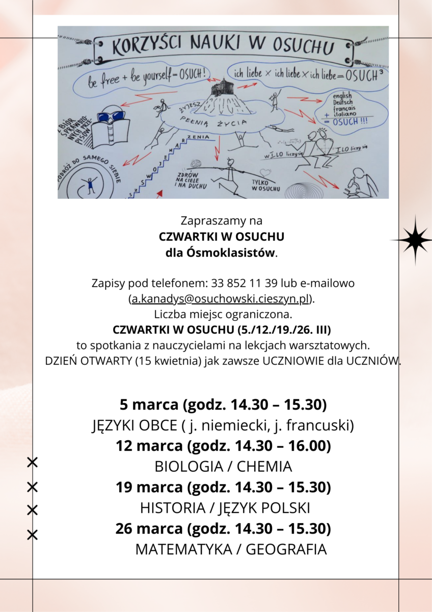 plakat promujący warsztaty